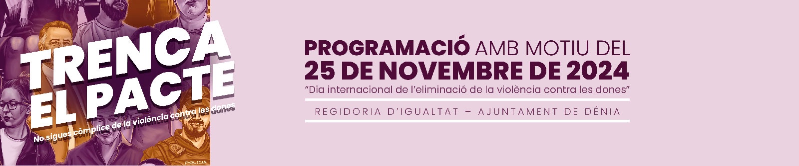 25 de novembre 'Dia internacional de l'eliminació de la violencia contra les dones'